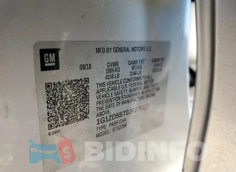 1G1ZD5ST0JF279117 Photo# 13