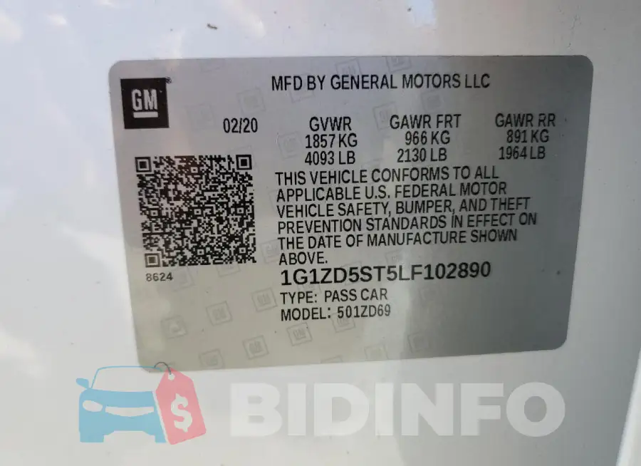 1G1ZD5ST5LF102890 Photo# 12