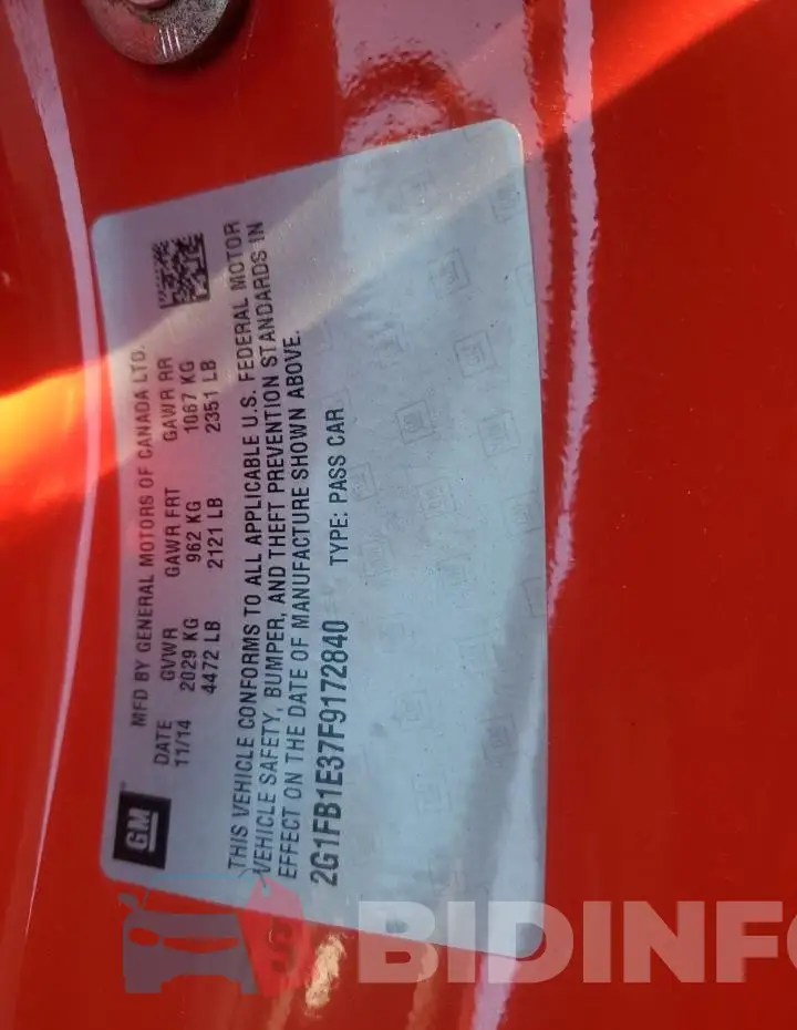 2G1FB1E37F9172840 Photo# 12
