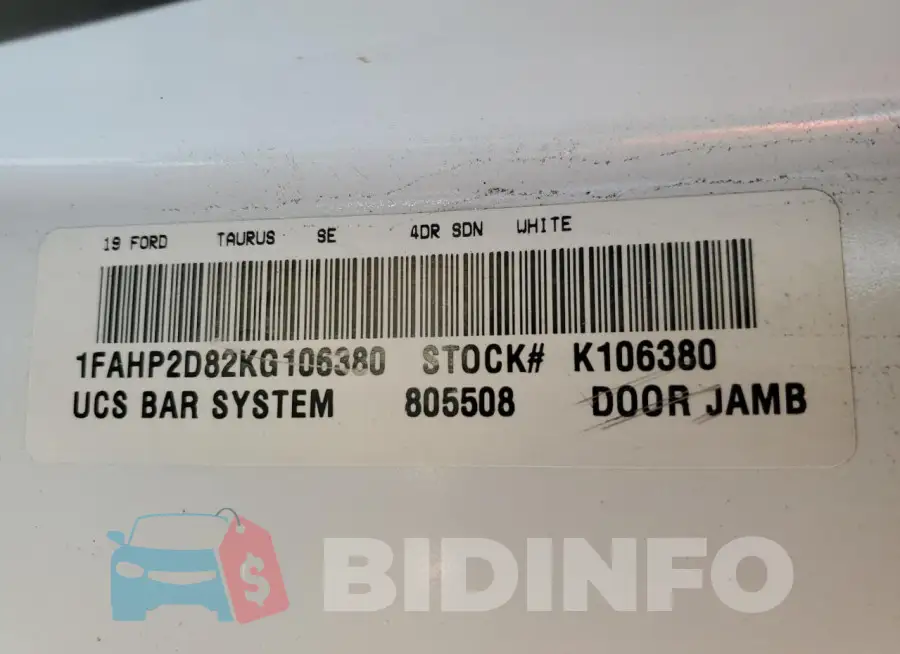 1FAHP2D82KG106380 Photo# 12