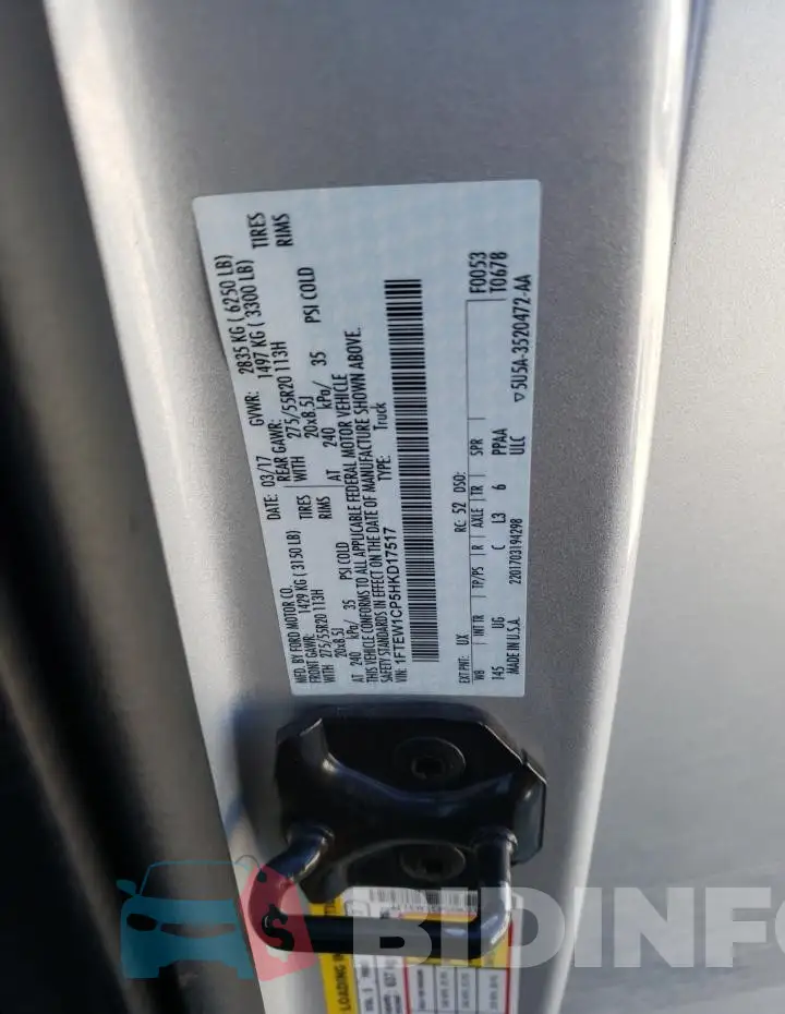 1FTEW1CP5HKD17517 Photo# 12