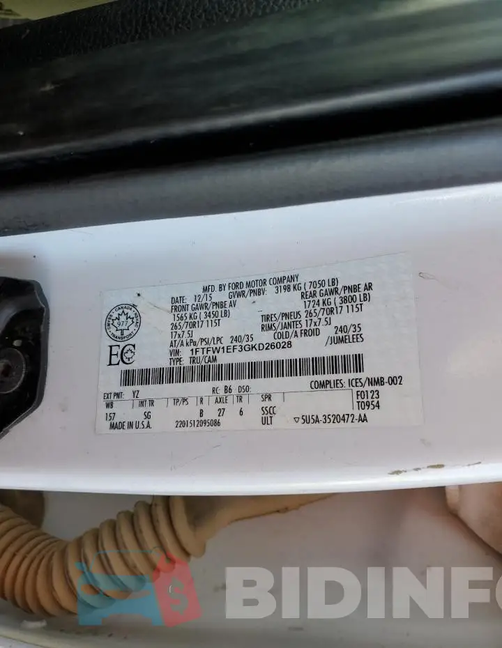 1FTFW1EF3GKD26028 Photo# 12