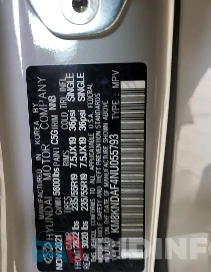 KM8KNDAF4NU055793 Photo# 14