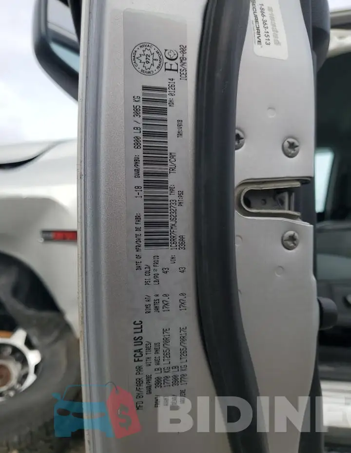 1C6RR7FMXJS232733 Photo# 12