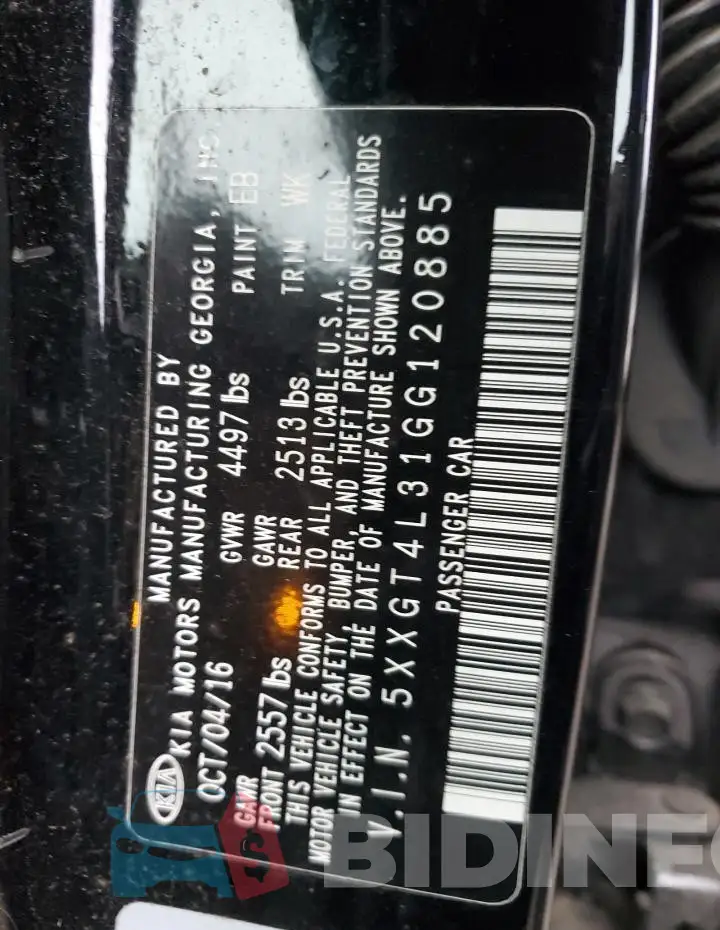 5XXGT4L31GG120885 Photo# 12