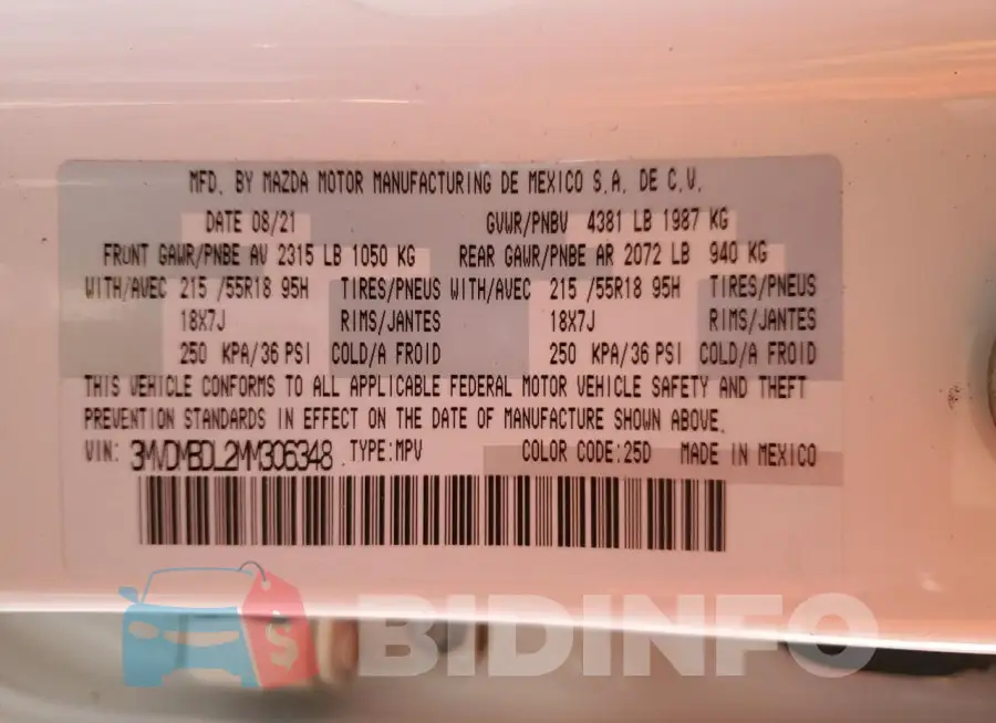 3MVDMBDL2MM306348 Photo# 12