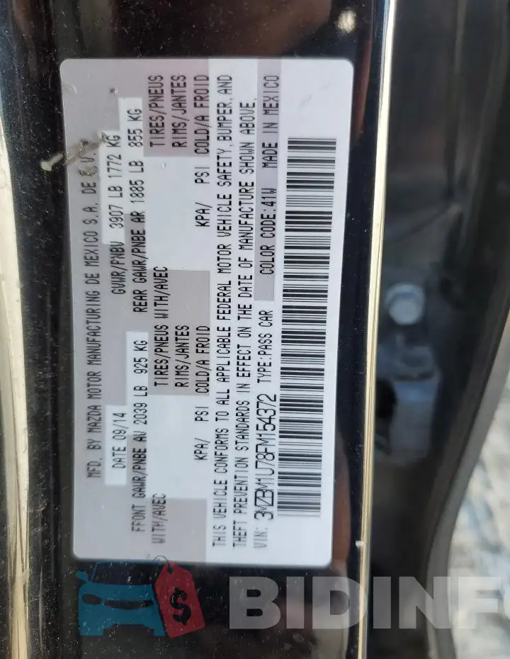 3MZBM1U78FM154372 Photo# 12