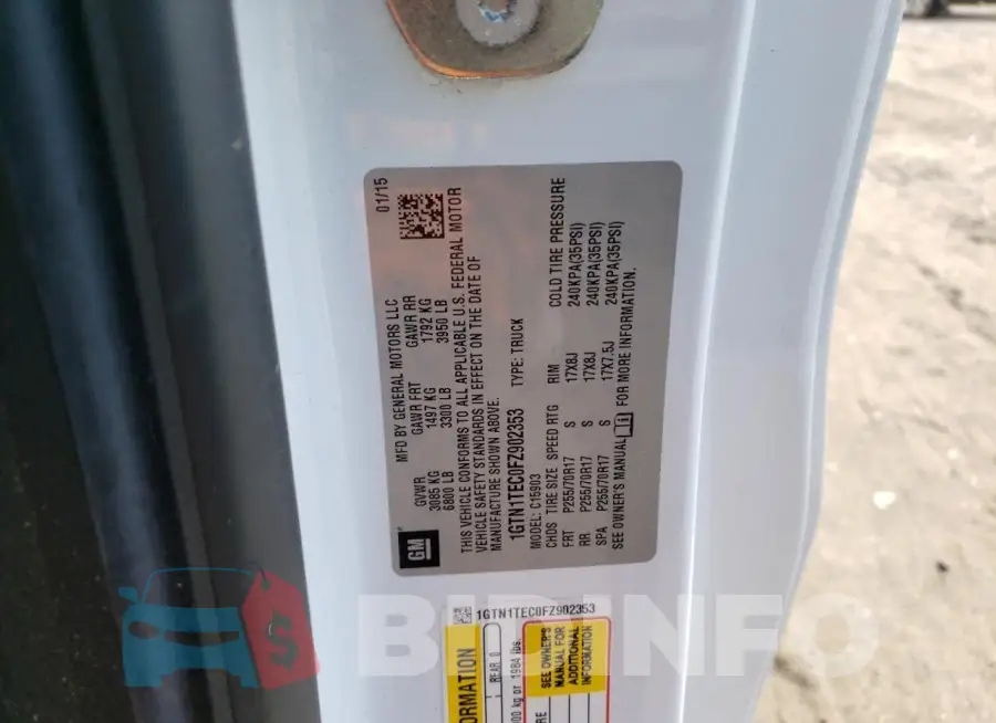 1GTN1TEC0FZ902353 Photo# 12