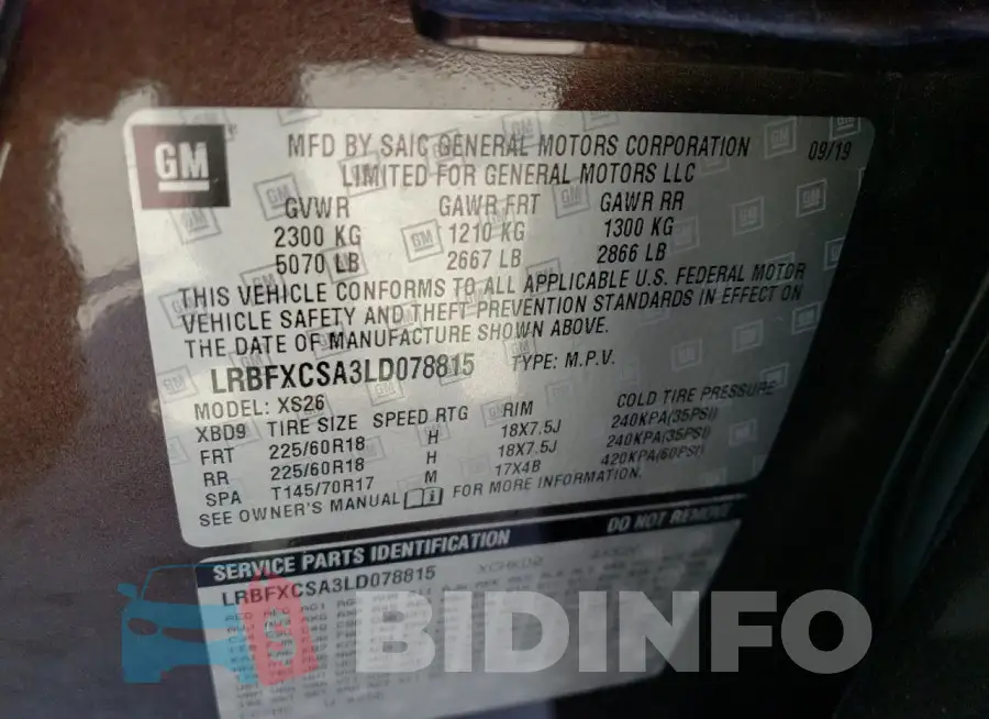 LRBFXCSA3LD078815 Photo# 13