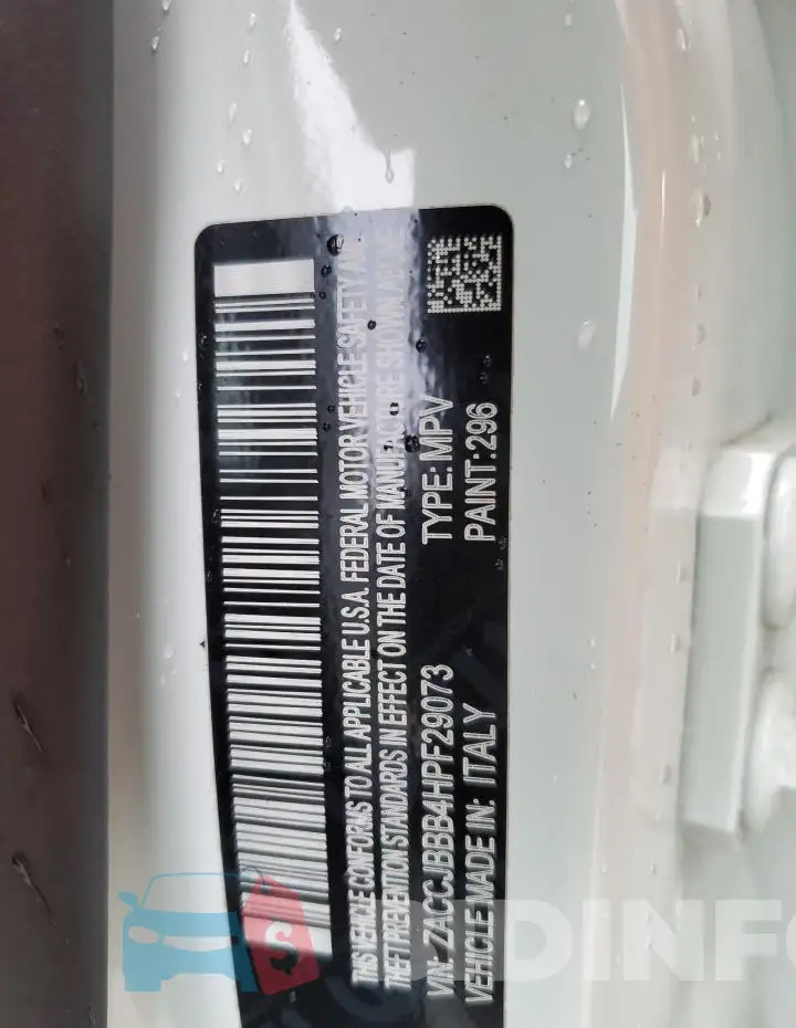 ZACCJBBB4HPF29073 Photo# 12