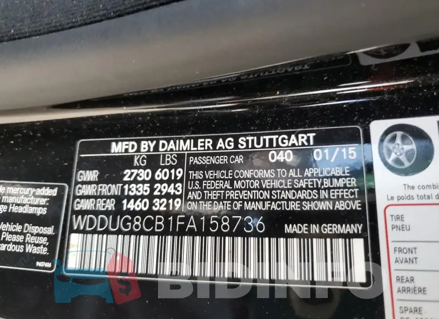WDDUG8CB1FA158736 Photo# 12