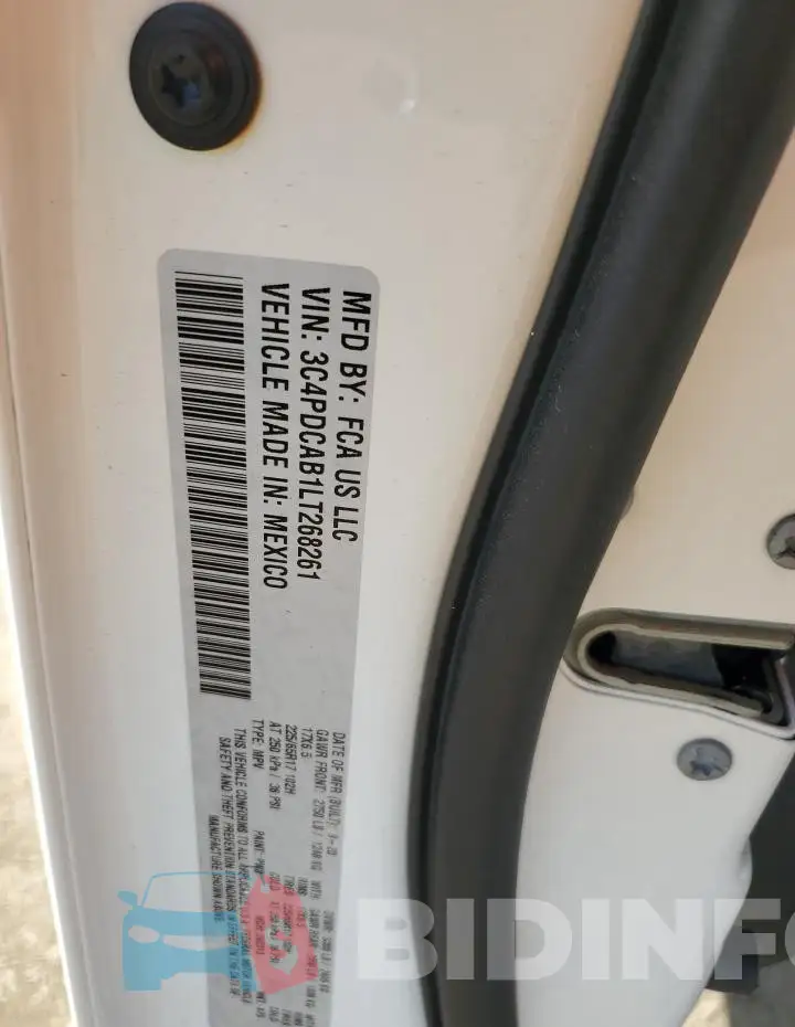 3C4PDCAB1LT268261 Photo# 13