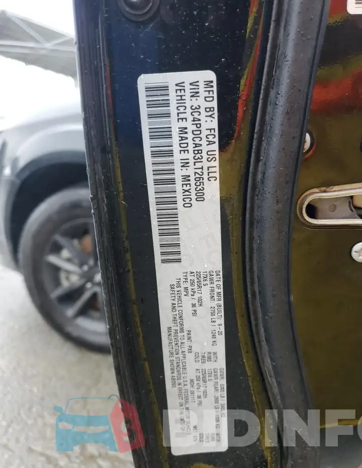 3C4PDCAB3LT265300 Photo# 13