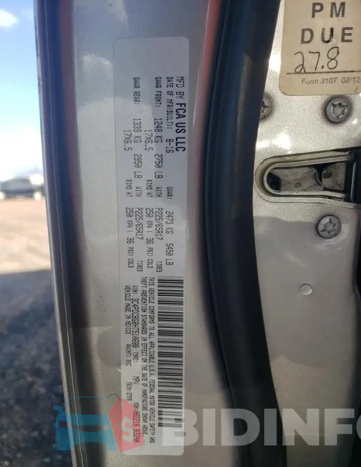 3C4PDCBG8HT510688 Photo# 13