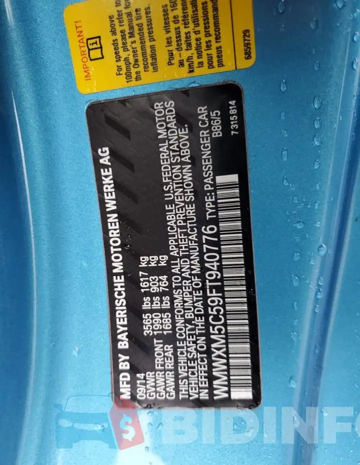 WMWXM5C59FT940776 Photo# 12