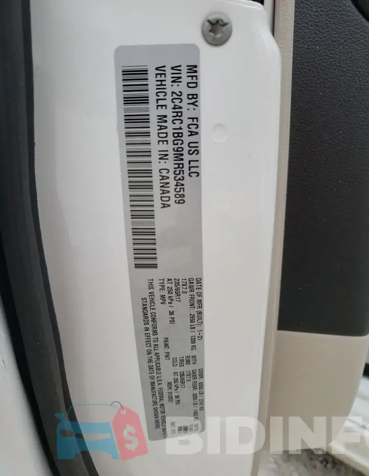 2C4RC1BG9MR534589 Photo# 13