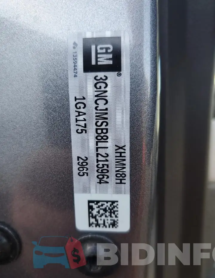 3GNCJMSB8LL215964 Photo# 12