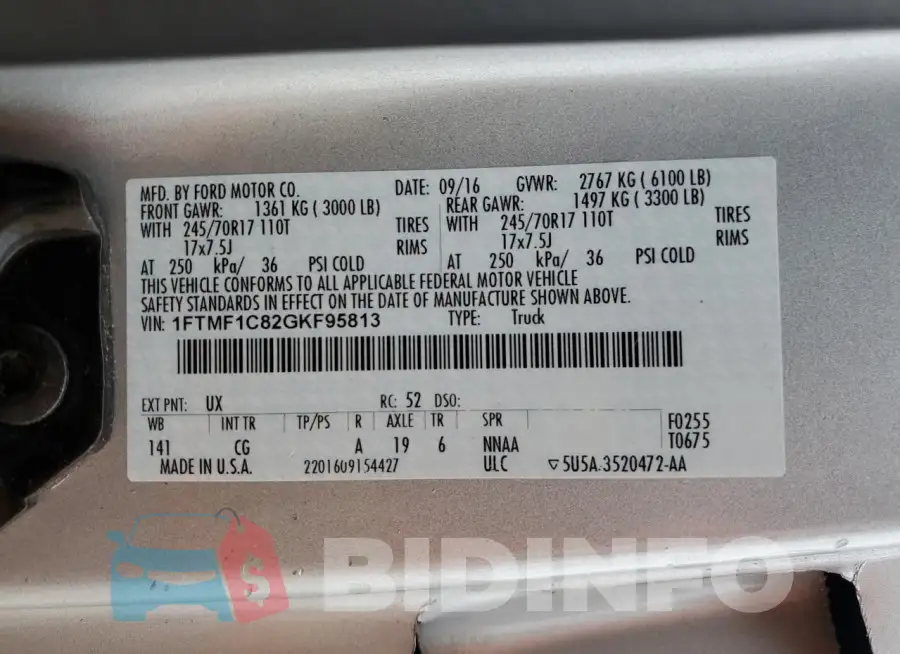 1FTMF1C82GKF95813 Photo# 12