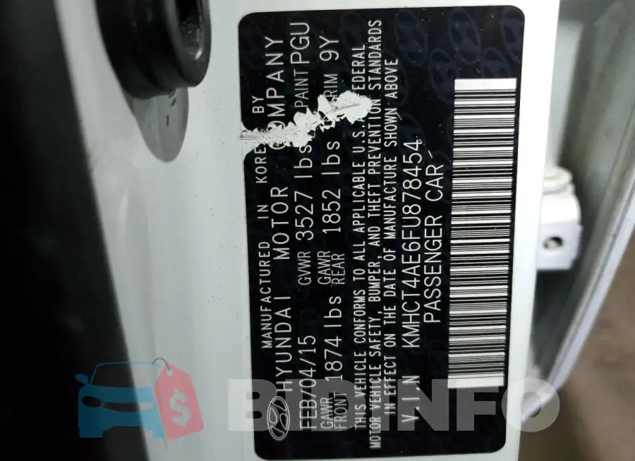 KMHCT4AE6FU878454 Photo# 12