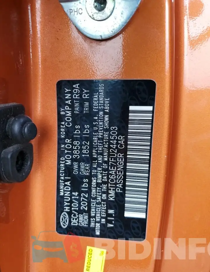 KMHTC6AE7FU244503 Photo# 12