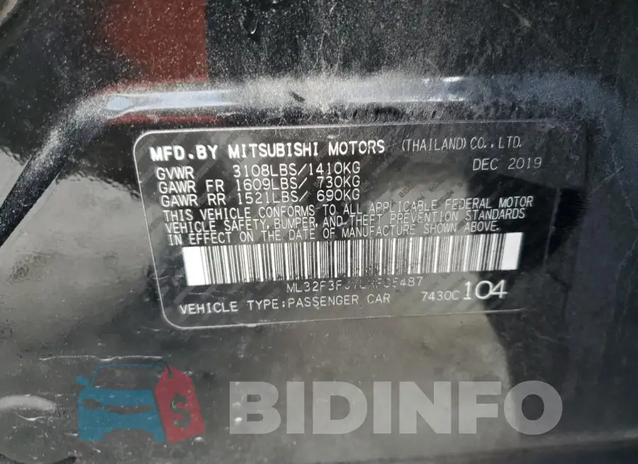 ML32F3FJ7LHF05487 Photo# 12