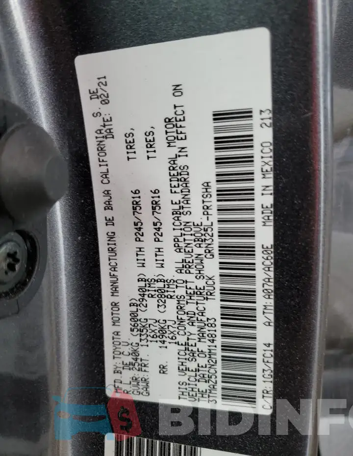 3TMAZ5CN2MM148183 Photo# 12