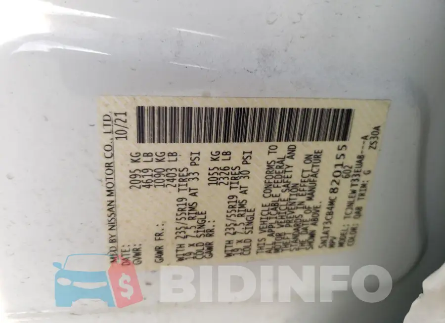 5N1AT3CB4MC820155 Photo# 13