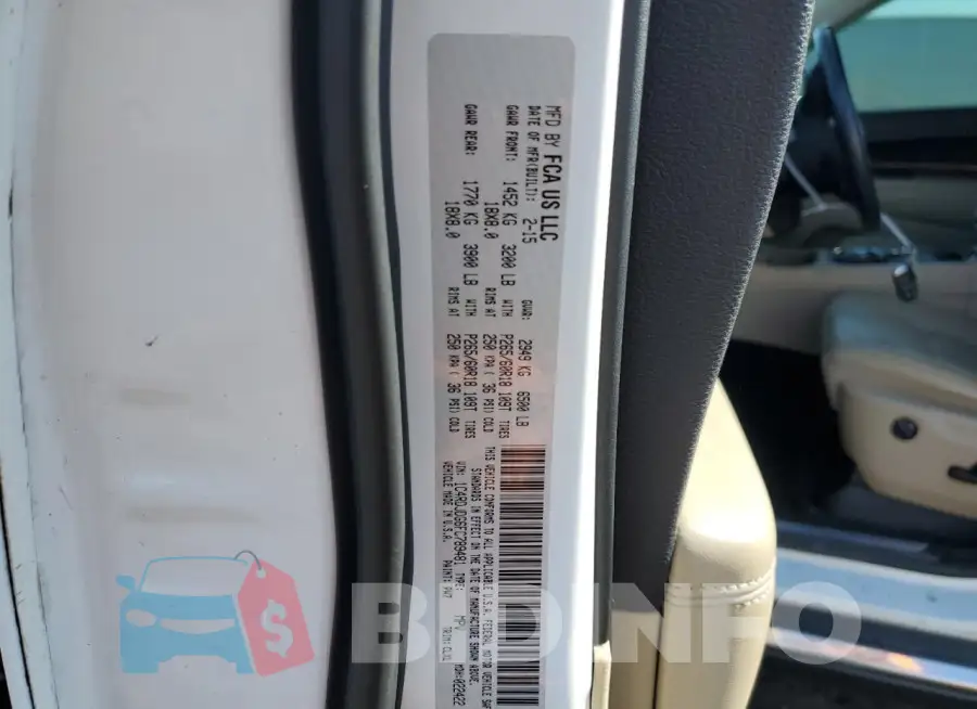 1C4RDJDG6FC789481 Photo# 14