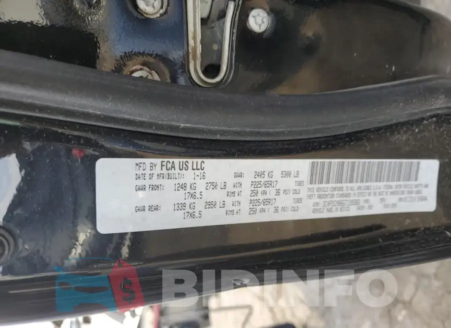 3C4PDCAB6GT199363 Photo# 12