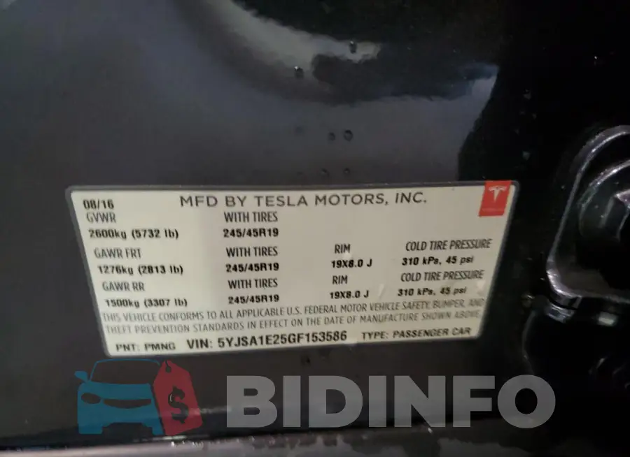 5YJSA1E25GF153586 Photo# 12