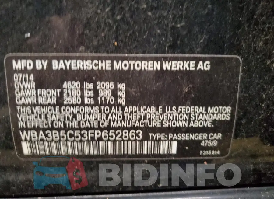 WBA3B5C53FP652863 Photo# 12