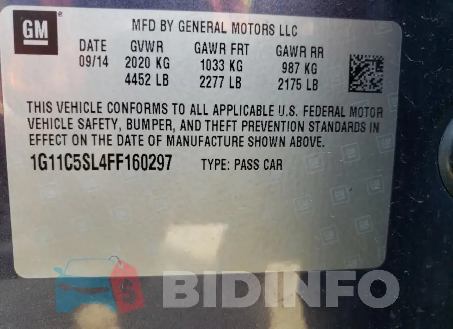 1G11C5SL4FF160297 Photo# 13