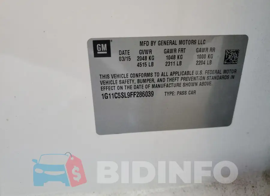 1G11C5SL9FF286039 Photo# 12