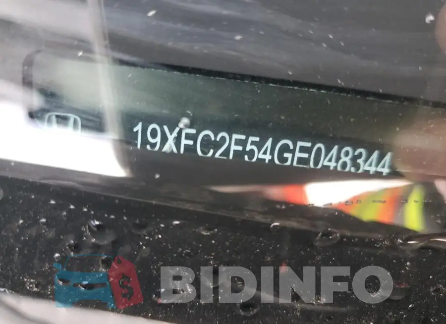 19XFC2F54GE048344 Photo# 12