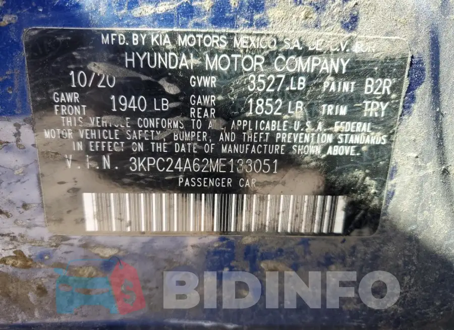 3KPC24A62ME133051 Photo# 12