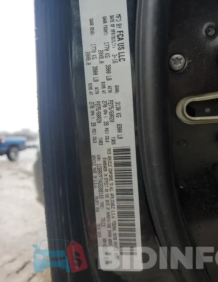 1C6RR7FT4GS288103 Photo# 12