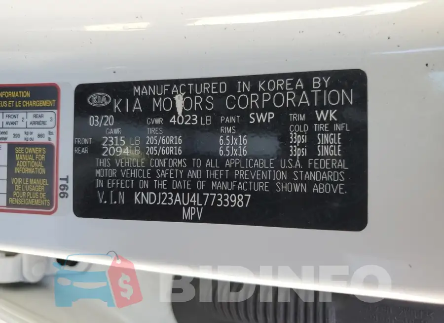 KNDJ23AU4L7733987 Photo# 12