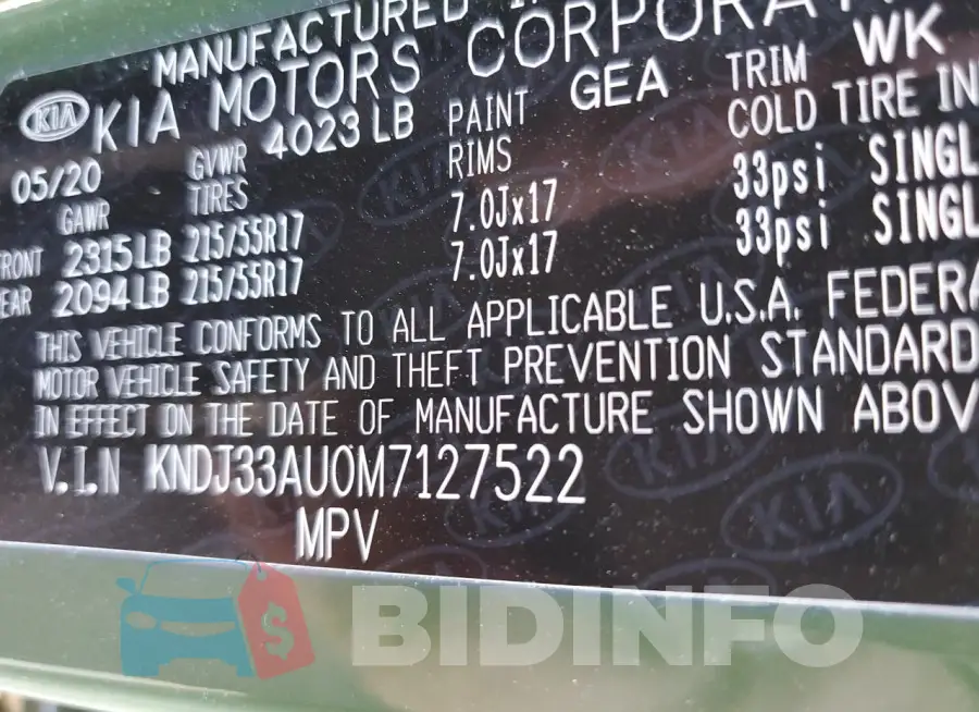KNDJ33AU0M7127522 Photo# 13