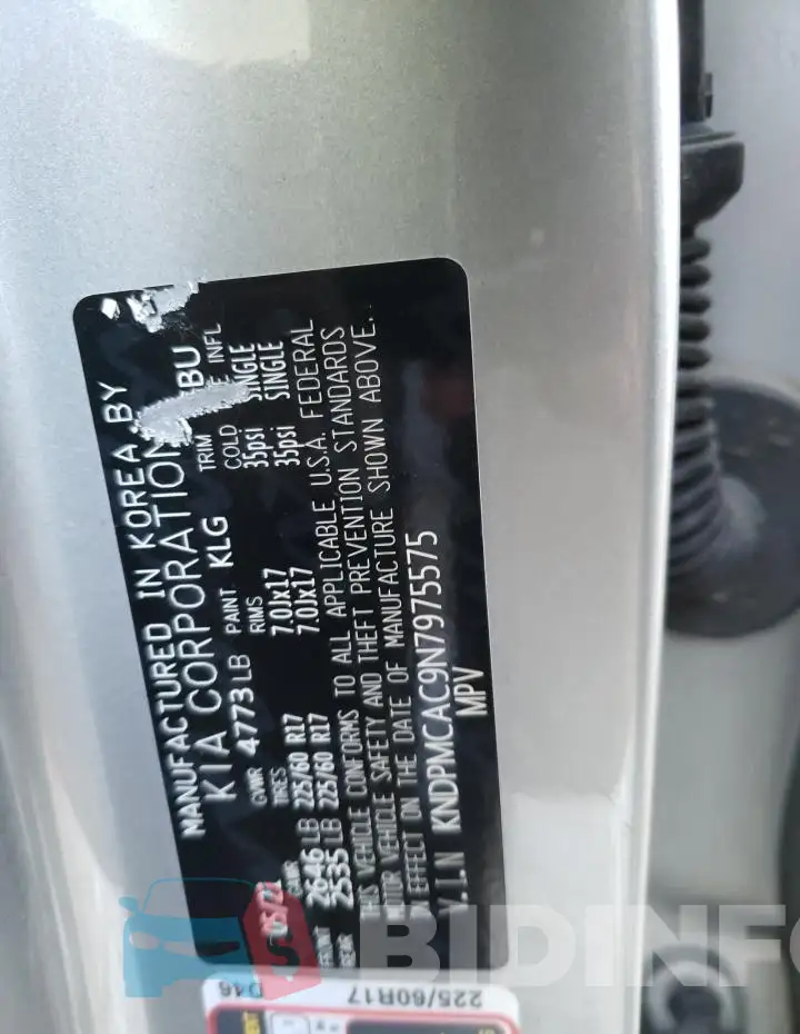 KNDPMCAC9N7975575 Photo# 13