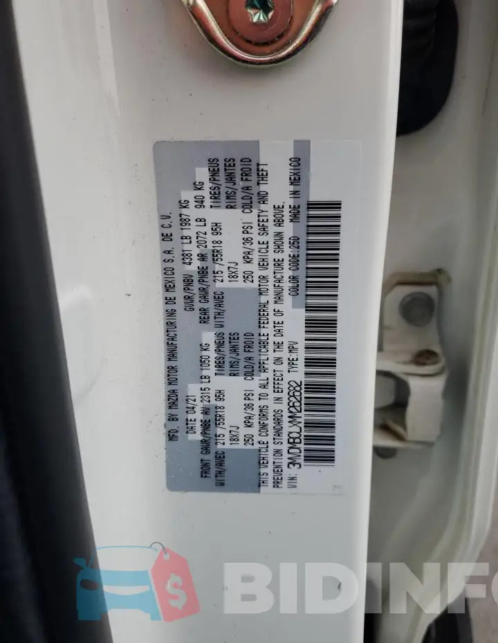 3MVDMBCLXMM262682 Photo# 12