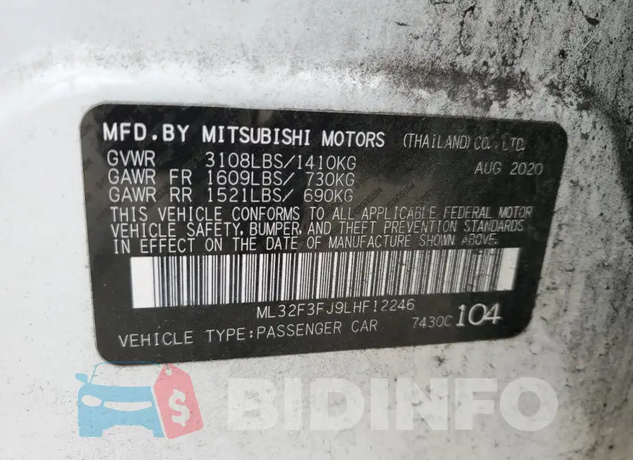ML32F3FJ9LHF12246 Photo# 12
