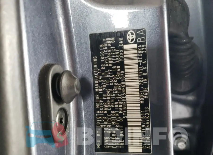 5YFBURHE5HP681078 Photo# 13