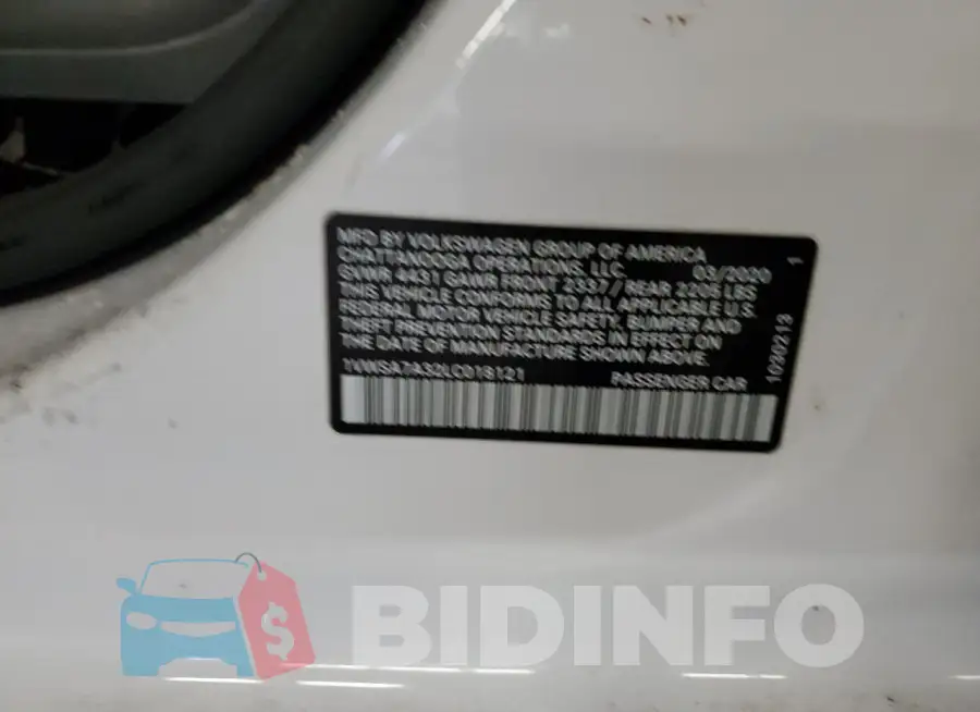 1VWSA7A32LC018121 Photo# 12