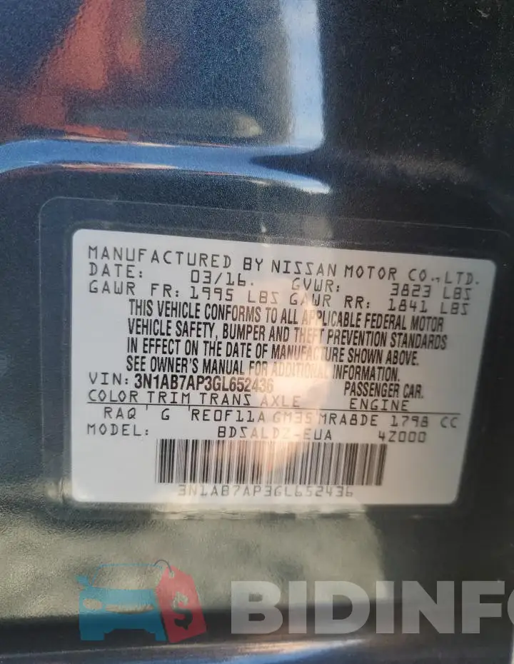3N1AB7AP3GL652436 Photo# 12