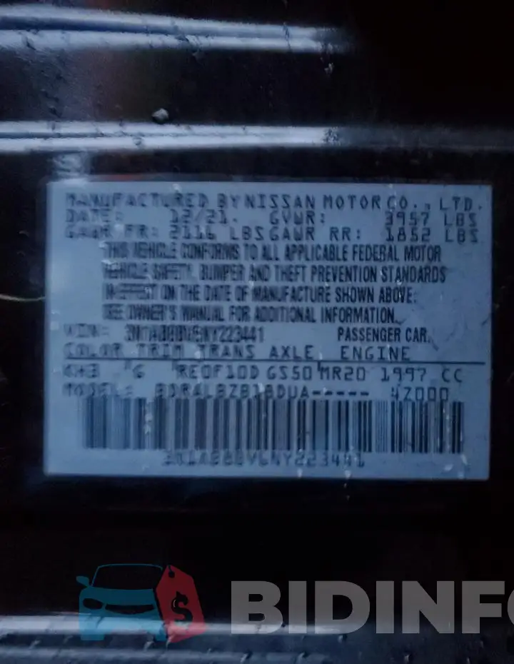 3N1AB8BV6NY223441 Photo# 12