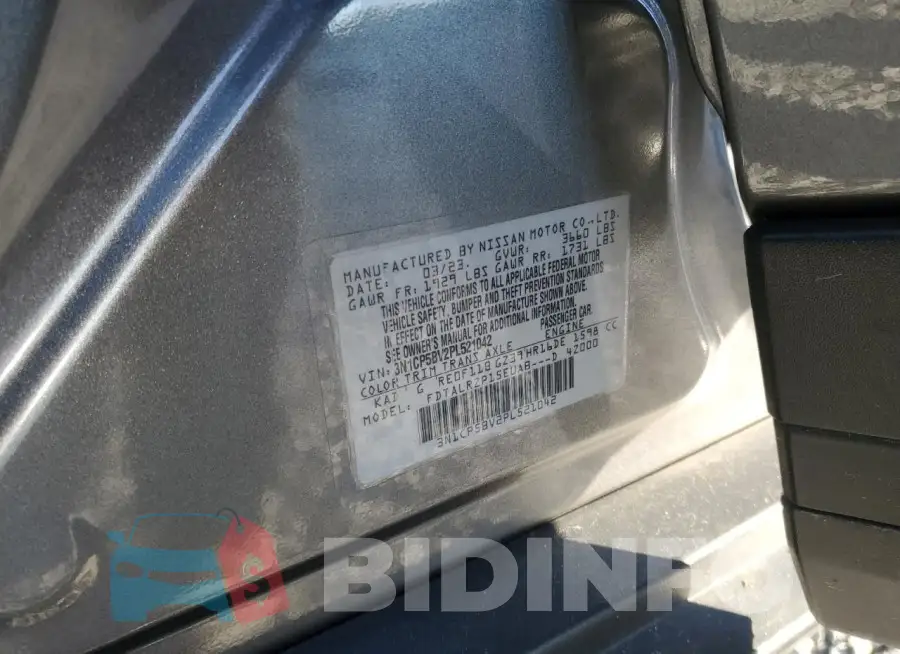 3N1CP5BV2PL521042 Photo# 12