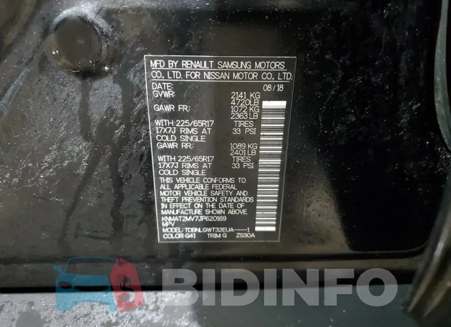 KNMAT2MV7JP620169 Photo# 14