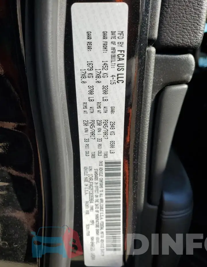 1C4RJFAG2FC835964 Photo# 13