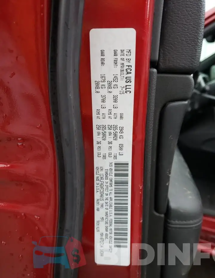 1C4RJFAGXFC934015 Photo# 12