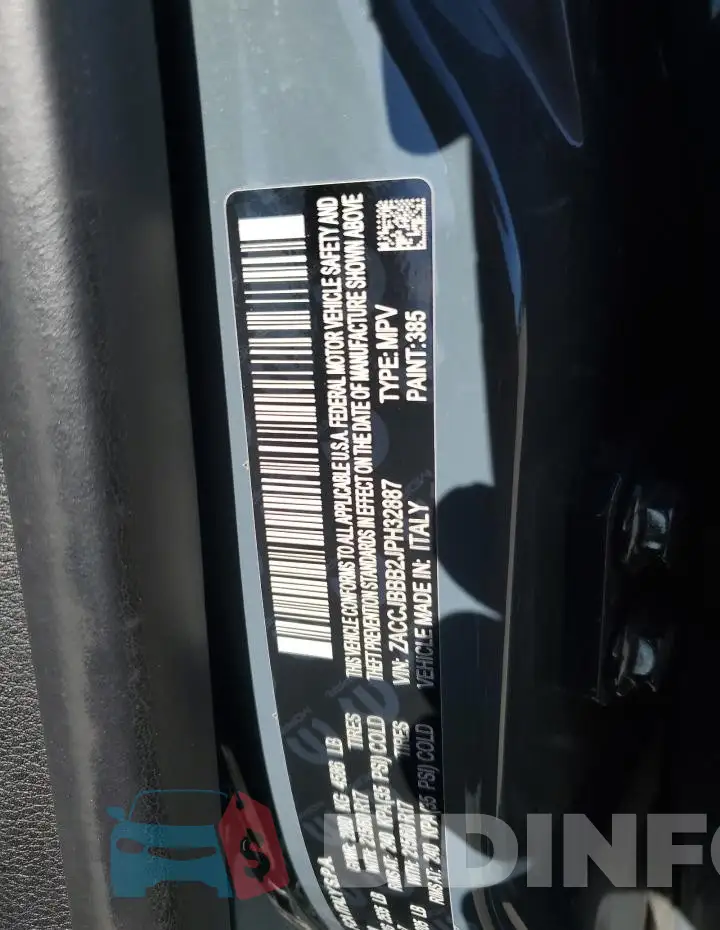 ZACCJBBB2JPH32887 Photo# 12